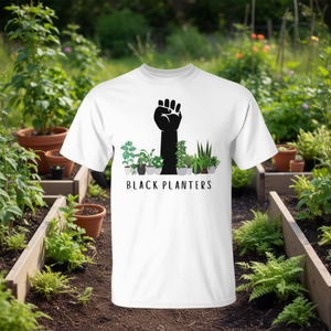 Planters African American <b>Gardeners</b> <b>T</b>-<b>Shirt</b> Promotional Black <b>Gardeners</b> Clothing - Product Image 3