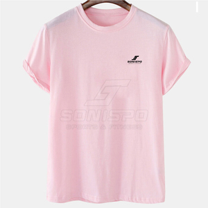 T-shirt décontracté pour homme en coton et fibre de bambou, style OEM 2024, respirant, coupe classique, le plus populaire en vente, prix de gros - Product Image 1
