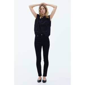 กางเกงยีนส์รัดรูปสำหรับผู้หญิงกางเกงยีนส์ผ้ายีนส์เอวสูงทรงสลิมฟิตเสื้อผ้าแฟชั่น - Product Image 1