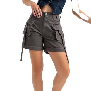 Pantalones cortos de mezclilla informales para mujer de moda de alta calidad último diseño de secado rápido pantalones cortos de algodón para mujer a la venta 2026 - Product Image 1