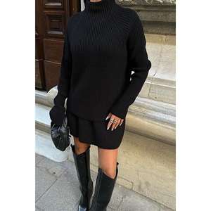 Ensemble de chandails pour femmes Ivan 9495-09, col montant côtelé, ensemble en tricot - Product Image 5