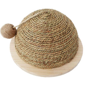 Nouveau choix de jouet pour chat boule de jonc de mer fait à la main naturel, jouet pour animaux de compagnie en jonc de mer naturel pour vos animaux de compagnie, beaux jouets, meilleure vente - Product Image 2