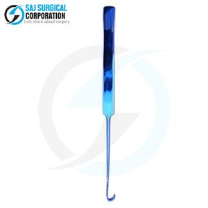 Crochet de sécurité pour ovariectomie Pointe arrondie avec bords lisses pour minimiser les traumatismes tissulaires pendant les interventions chirurgicales - Product Image 3