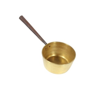 Nouvelle poêle à frire en cuivre pur martelé à la main, poignée en acier inoxydable, ustensiles de cuisine classiques, fabricant d'Inde - Product Image 2