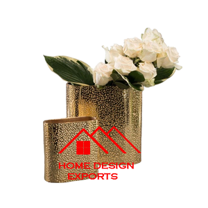 Vase à fleurs en aluminium moulé, usage hôtelier, best-seller, vente chaude, vase à fleurs abstrait - Product Image 1