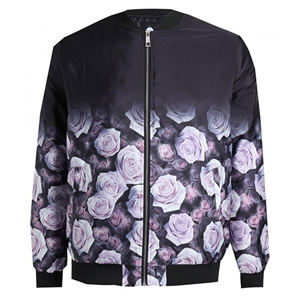 Veste de base-ball pour hommes, Logo personnalisé, manches en cuir, broderie noir Couple université, lettrage bleu clair vierge, 2023 - Product Image 1