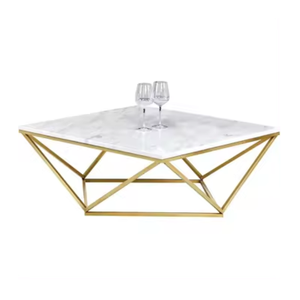 Meubles de salon modernes et luxueux, nouvelle fabrication, table basse en métal convertible, prix de gros direct pour la maison et les hôtels - Product Image 1