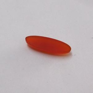 พลอยนิลสีแดงธรรมชาติ100% ทรงวงรีหินอัญมณีพลอยโมรา9X28มม. พลอยโมราอัญมณีพลอยโมราแดงสำหรับทำเครื่องประดับ - Product Image 1