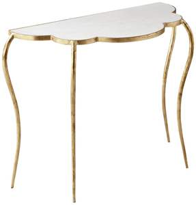 Table basse moderne en métal et table d'appoint blanc Marvel Top bas prix prix de gros fournisseur et fabricant indien - Product Image 1