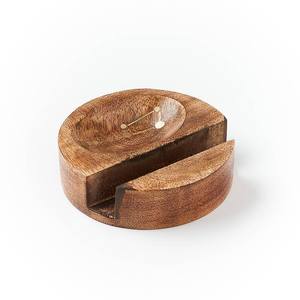 Support de téléphone portable universel en bois de sheesham massif 100 % naturel, portable et de bureau pour salon – Vente en gros - Product Image 2