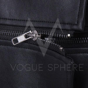 Chaquetas de Cuero Pakistaníes, Chaqueta de Cuero Casual con Cinturón Lateral para Hombre, Nueva Chaqueta de Motociclista con Diseño OEM - Product Image 5