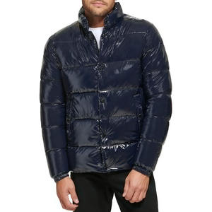 Chaqueta Acolchada para Mujer, Acabado Brillante, Tinte Liso, Abrigo de Invierno Cálido y Aislado, Ligero, Acolchado, Cortavientos, Elegante, de Secado Rápido - Product Image 1