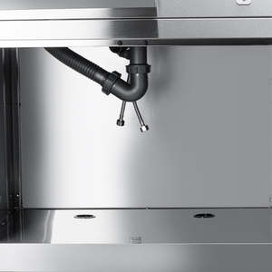 อ่างล้างจานสแตนเลสทำมือขนาด 32 นิ้ว แบบอ่างเดี่ยว พร้อมตู้สำหรับครัวกลางแจ้ง KM-OKS-SWC พร้อมก๊อกน้ำที่ได้รับการรับรองมาตรฐาน CAN และขาปรับระดับได้ 22 - Product Image 6