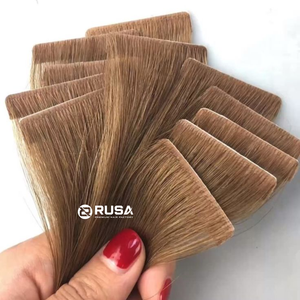Extensions de cheveux humains vierges vietnamiens à bandes invisibles, pointes super double drawn, double trame machine pour salon - Product Image 5