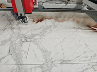 Machine de découpe de pierre en marbre et en granit à jet d'eau CNC 5 axes