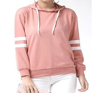 Sweats à capuche en polaire de qualité supérieure, couleur unie, respirants, prix d'usine personnalisé, sweats à capuche pour femmes en vente - Product Image 6