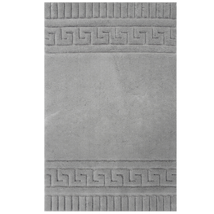 Jonesta Light Grey 70x120cm Beige Woven Yarn Dyed Jacquard Abstract Bath Rug-Shower Rug <b>Mats</b> Custom Production - Made In Turke - Product Image 2