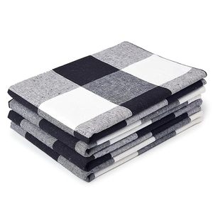 High Quality Cheap Price Multicolor 28*40cm Tea <b>Towels</b> Kitchen Absorbent Big Checked Cotton Kitchen <b>Towels</b> - Product Image 2