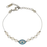 Pulsera de Moda con Dije de Ojo Turco