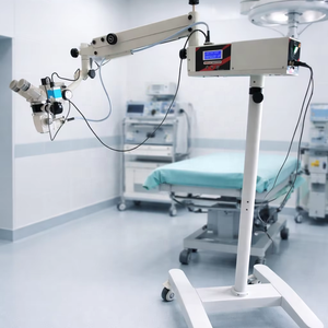 กล้องจุลทรรศน์ดิจิทัลสำหรับการผ่าตัดแบบพกพา อุปกรณ์ห้องปฏิบัติการทางการแพทย์ของอินเดีย กล้องจุลทรรศน์สำหรับการผ่าตัดทางหู คอ จมูก และทันตกรรม - Product Image 1