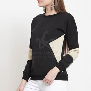 Nouveau Design Femmes Sweats Casual Automne Hiver Porter 100% Coton Séchage Rapide Respirant Haute Qualité avec Logo Avant - Product Image 2