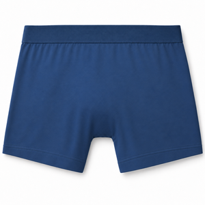 Calzoncillos bóxer personalizados para hombre de tiro medio con cintura tonal, panel frontal contorneado, tejido de punto de elastano de secado rápido - Product Image 2