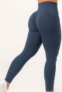 Respirant OEM personnalisé été Sport Yoga Leggings doux extensible séchage rapide Fitness Leggings bout à bout décontracté entraînement Gym - Product Image 6