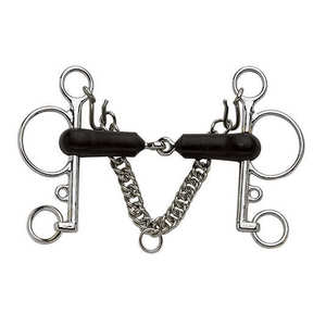 Venta al por mayor Pelham boca de goma de articulación única brocas occidentales mejor calidad de acero inoxidable equipo de equitación producto de gran oferta - Product Image 1
