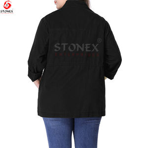Chaquetas de caza de talla grande transpirables personalizadas para mujer, chaqueta de utilidad informal para mujer - Product Image 3