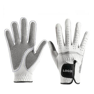 Guantes de Motociclismo para Hombre, con Logotipo Personalizado en la Mano Izquierda, Marcador de Bola Magnético, Dedos Completos, Antideslizantes, de Cuero Cabretta Auténtico - Product Image 6