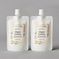 Petite poche de savon liquide pour les mains, pochette debout pour cheveux, shampoing, Lotion, crème, recharge en plastique, pochette pour bec verseur