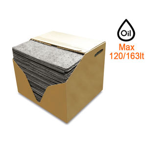 Carvel 41x46cm perforated and pre-cut <b>absorbent</b> <b>cloths</b> for industrial liquids in dispenser (100 pcs) - Product Image 1