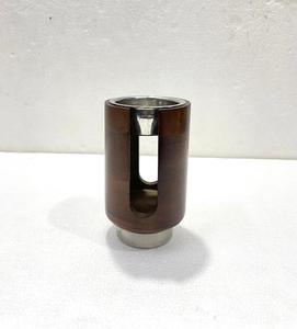 Brûleur d'encens en bois 100% naturel, diffuseur d'huiles essentielles, fait à la main, cadeau d'affaires, bois avec incrustation métallique, brûleur de charbon de bois - Product Image 3