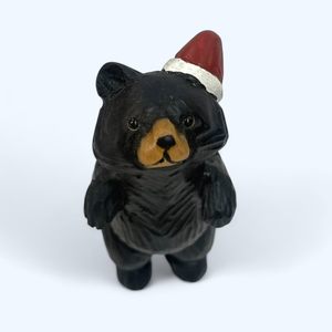 Scultura di Orso in Legno Intagliata a Mano YEEYAYA, Statua e Figurina in Legno per Decorazione d'Interni, Statua di Orso in Legno Unica - Product Image 4