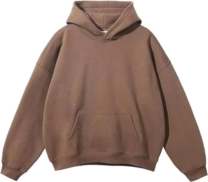 Sweat-shirt unisexe pour homme, en molleton lourd, 100% coton, impression de logo personnalisé, motif uni, respirant, streetwear - Product Image 1