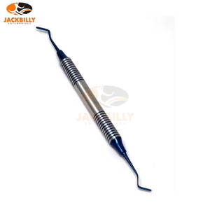 Spatule de remplissage en résine composite dentaire manuelle de qualité supérieure, tête plaquée titane, poignée ergonomique épaisse, instruments dentaires orthodontiques - Product Image 4