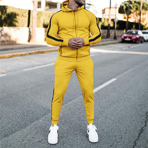 ชุดวอร์มผ้าโพลีเอสเตอร์/ ผ้าฝ้ายสำหรับผู้ชายโลโก้พิมพ์ลายเปล่าใส่ได้ทั้งชายและหญิงขนาดใหญ่พิเศษปักโลโก้ได้ตามต้องการ - Product Image 3