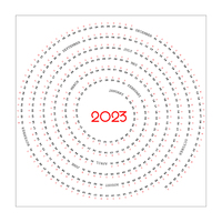 Calendrier mural effaçable à sec 2026, modèle 1, réutilisable, planificateur annuel, sans adhésif, inscriptible et effaçable, pour bureau et maison, OEM ODM