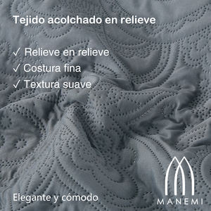 MANEMI Couvre-lit d'été mi-saison avec 1 ou 2 taies d'oreiller, différentes tailles - Product Image 3