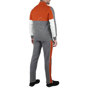 Survêtement décontracté pour homme à capuche respirant en polyester et coton, coupe régulière, pour l'hiver - Product Image 4