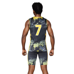 เครื่องแบบฟุตบอลแบบธง7ใน7ชุดแบบกดลายธงสำหรับใส่ชื่อและหมายเลขออกแบบได้ตามต้องการ - Product Image 3