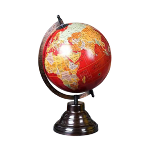 Kim loại bản đồ thế giới toàn cầu cho văn phòng trang trí xoay Trái Đất Globe Art room với Antique hoàn thiện chất lượng tuyệt vời - Product Image 4