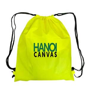 Bolsa de Regalo de Lona Ecológica con Cordón, Fabricada en Vietnam por BSCI, con Impresión de Logotipo Personalizado, MOQ Bajo, Sin Marca - Product Image 1