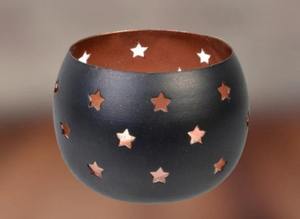 Porte-bougie chauffe-plat en aluminium moulé fait main au design moderne pour les dîners romantiques de Noël et les occasions spéciales - Quantité en gros - Product Image 3