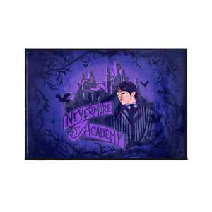 Diseño moderno de felpudo de la Academia Nevermore de Wednesday - Product Image 1