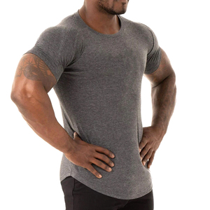 Camisetas Ecológicas de Algodón 100% Tejido de 300 Gramos para Gimnasio, Formales, Lisas, con Logotipo Frontal Serigrafiado, Corte Holgado para Hombre - Product Image 2