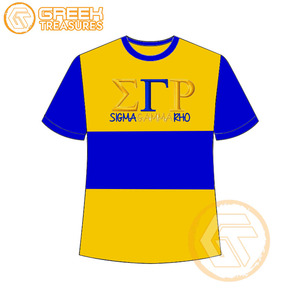 Vente en gros de t-shirt Sigma Gamma Rho pour femmes vêtements de sororité jersey de coton t-shirt respirant de haute qualité vêtements grecs pour femmes - Product Image 1