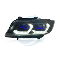 Phare avant à LED pour BMW Série 3 E90 2005-2012, phare avant Plug and Play, blanc + jaune DRL, pièces automobiles
