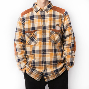 2025 personnalisé hommes manches longues décontracté Plaid coton flanelle décontracté Streetwear homme chemise hommes chemises - Product Image 2