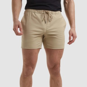<b>Men's</b> Summer Woven Breathable Polyester Spandex <b>Knee</b> <b>Length</b> Mid Waist Casual <b>Shorts</b> for Young <b>Men</b> Chino <b>Shorts</b> Customized - Product Image 1